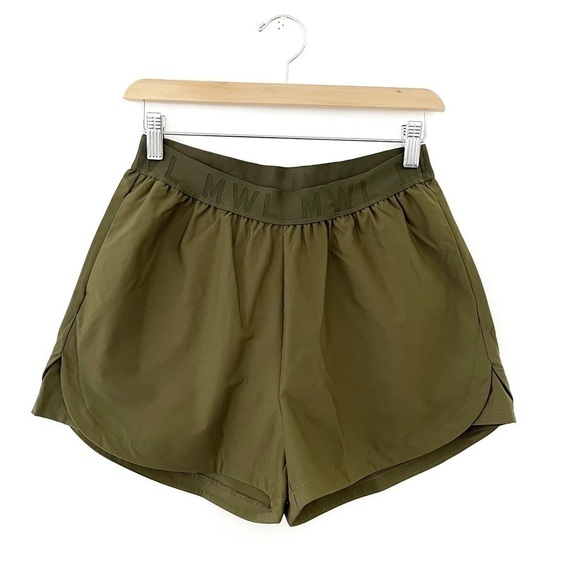 MADEWELL | MWL Allways Pull On Shorts Size Small NWT Kale Green - Picture 4 of 11